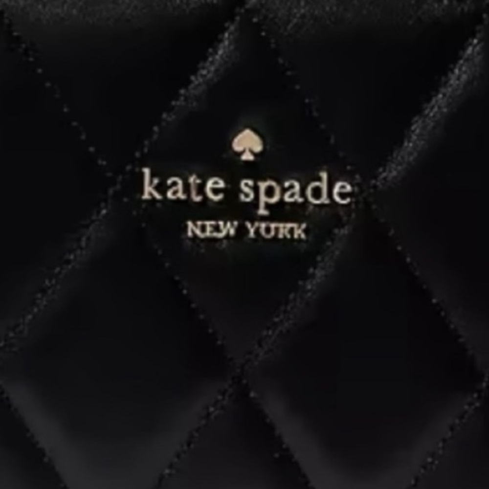 Kate Spade Carey Medium Compact Bifold Wallet Quilted Leather 5.6" x 3.6” x 1.2" - Picture 6 of 15